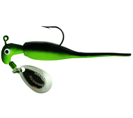Blakemore Road Runner Slab Runners Fishing Lures with Baby Shad - Perfect for Bass Fishing in Lakes and Rivers