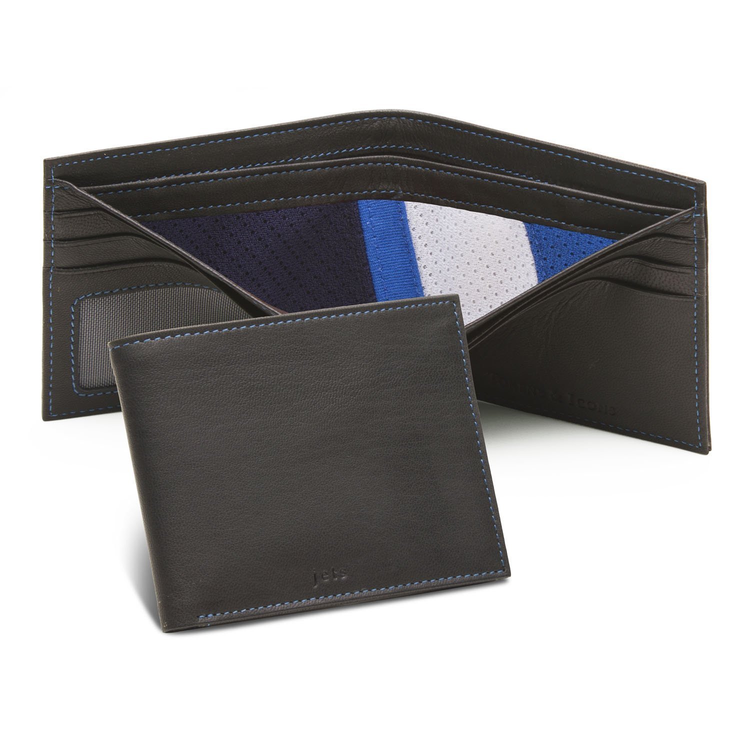 Authentic NHL Game-Used Jersey Wallet - Officially Licensed Hockey Memorabilia with Team Tokens & Icons (81-NHL-P) - Perfect for Sports Fans & Collectors at Games or Display