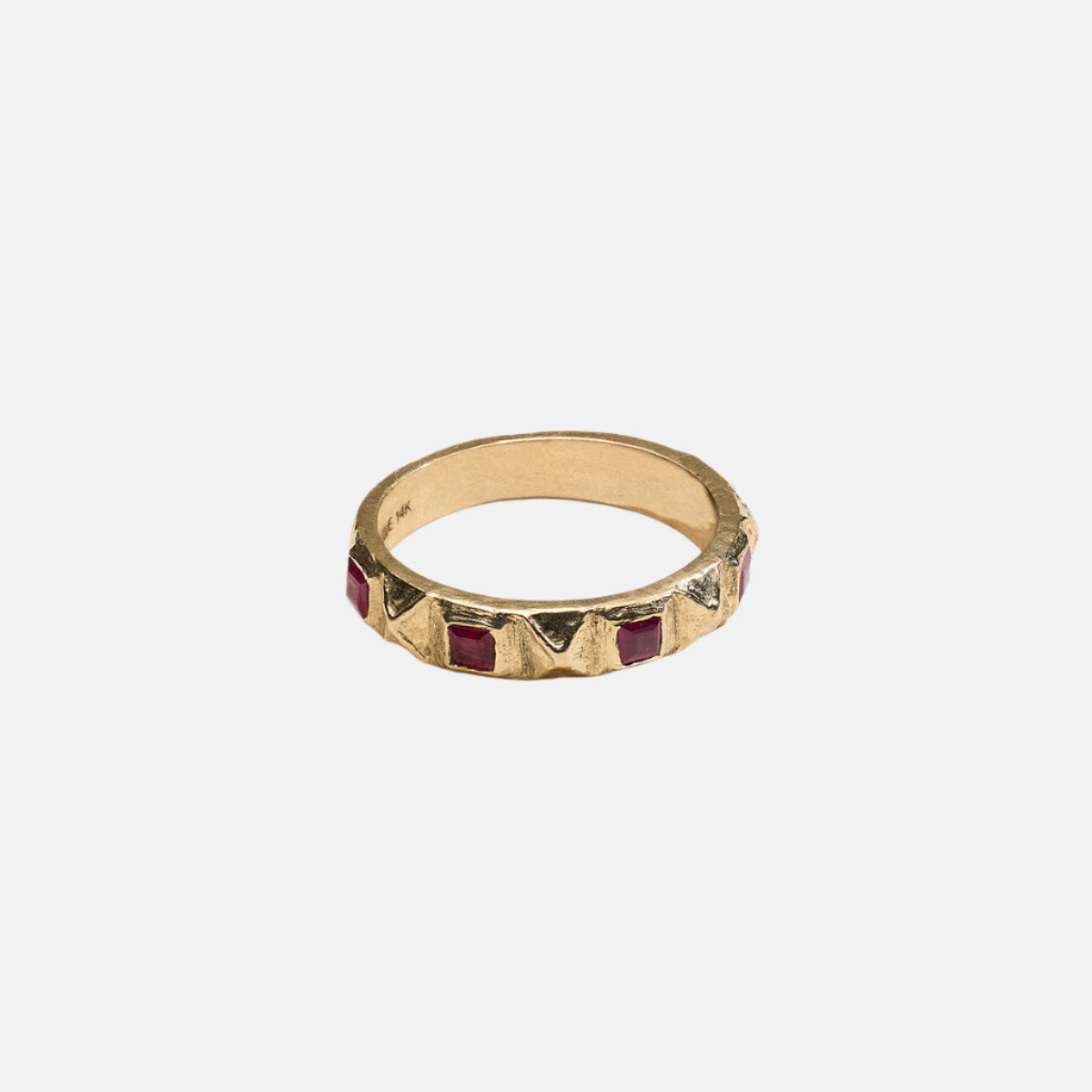 Ruby Pyramid Band - Elegant Adjustable Ring for Women | Perfect for Weddings, Parties & Everyday Wear