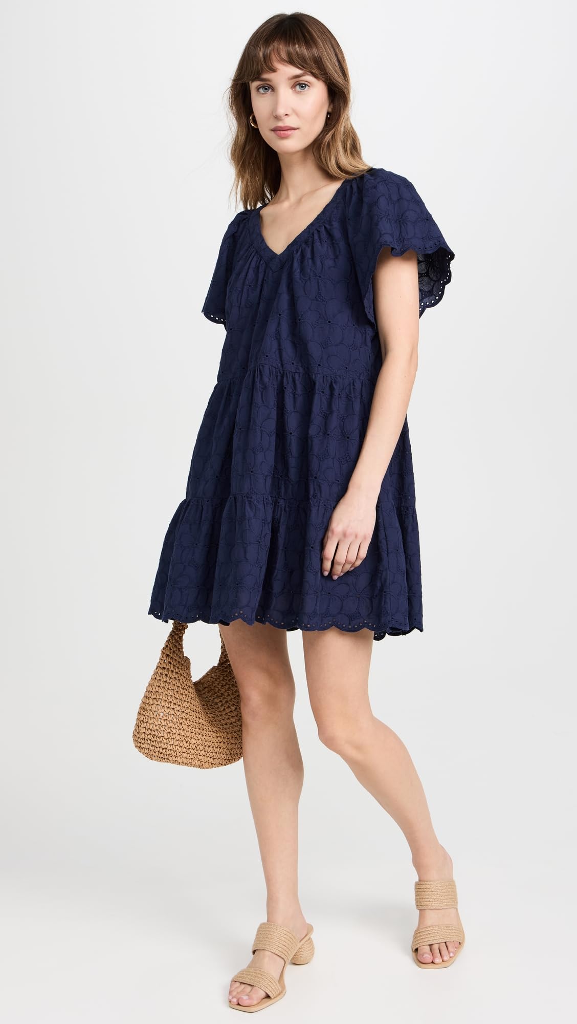 Velvet Women's Wynette Dress - Elegant Long Sleeve Midi Dress for Fall & Winter, Perfect for Parties, Weddings & Holiday Events