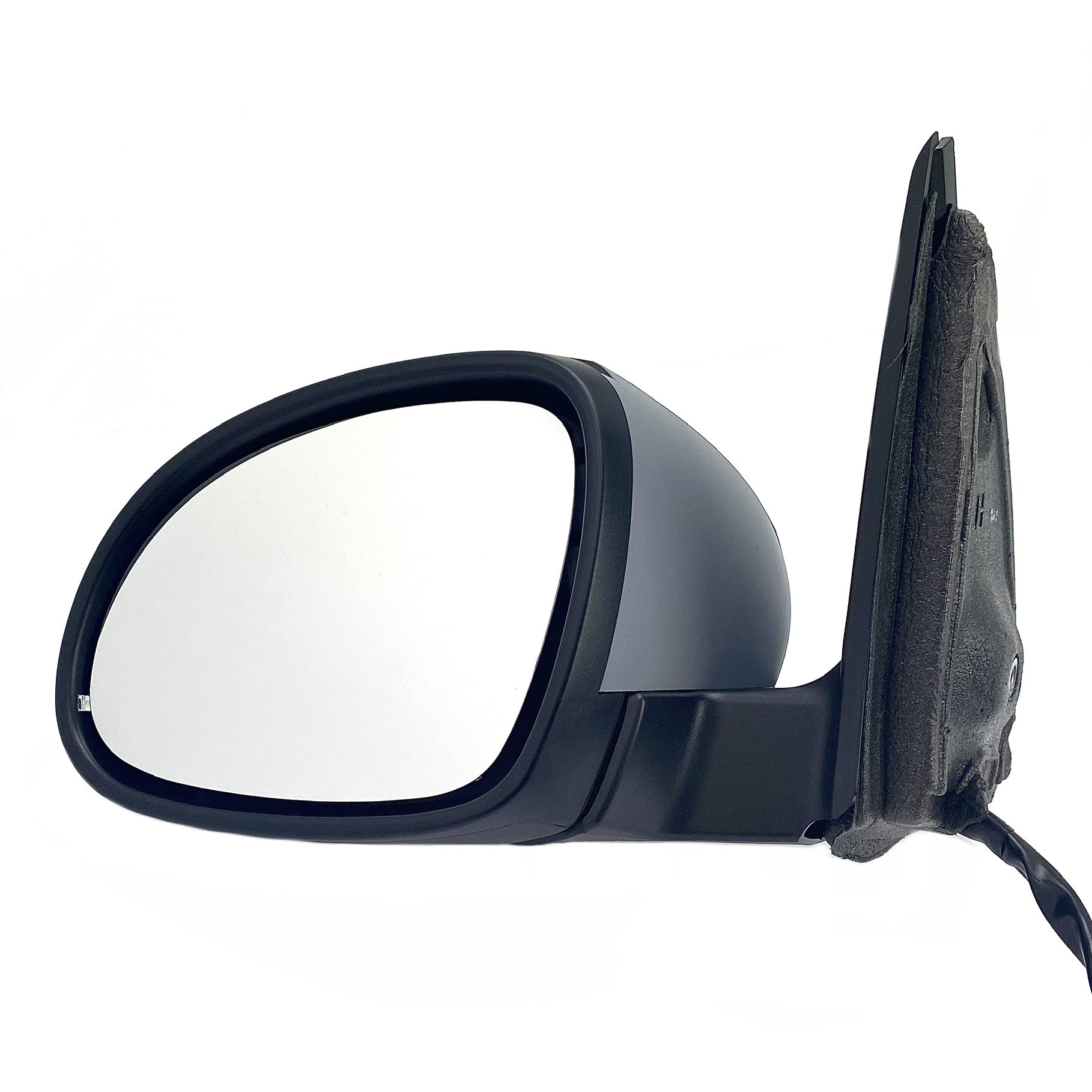 2009-2017 Volkswagen Tiguan Driver Side Mirror - Left Power Adjustable Heated Glass with Folding Memory, Puddle Lamp & Turn Signal | OEM Replacement | Perfect for Winter Driving & Night Visibility