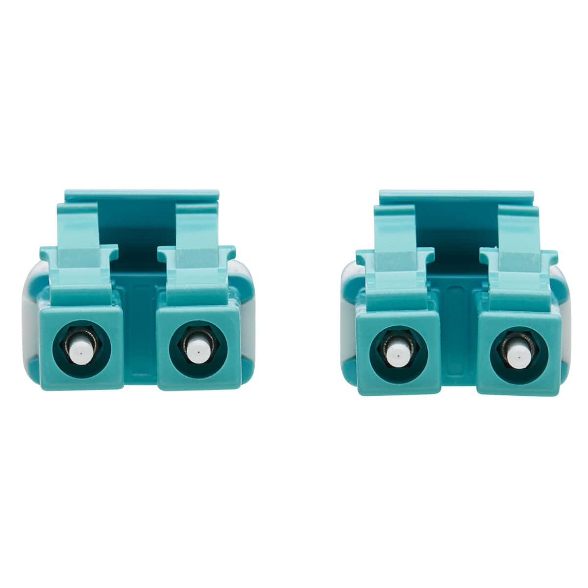 Tripp Lite 100GbE OM4 Multimode Fiber Optic Cable - 100M (328ft) LC/LC Duplex 50/125, LSZH Armored Aqua (N821-100M-AQ-AR) - Ideal for High-Speed Data Centers, Server Rooms & Network Backbone Installations
