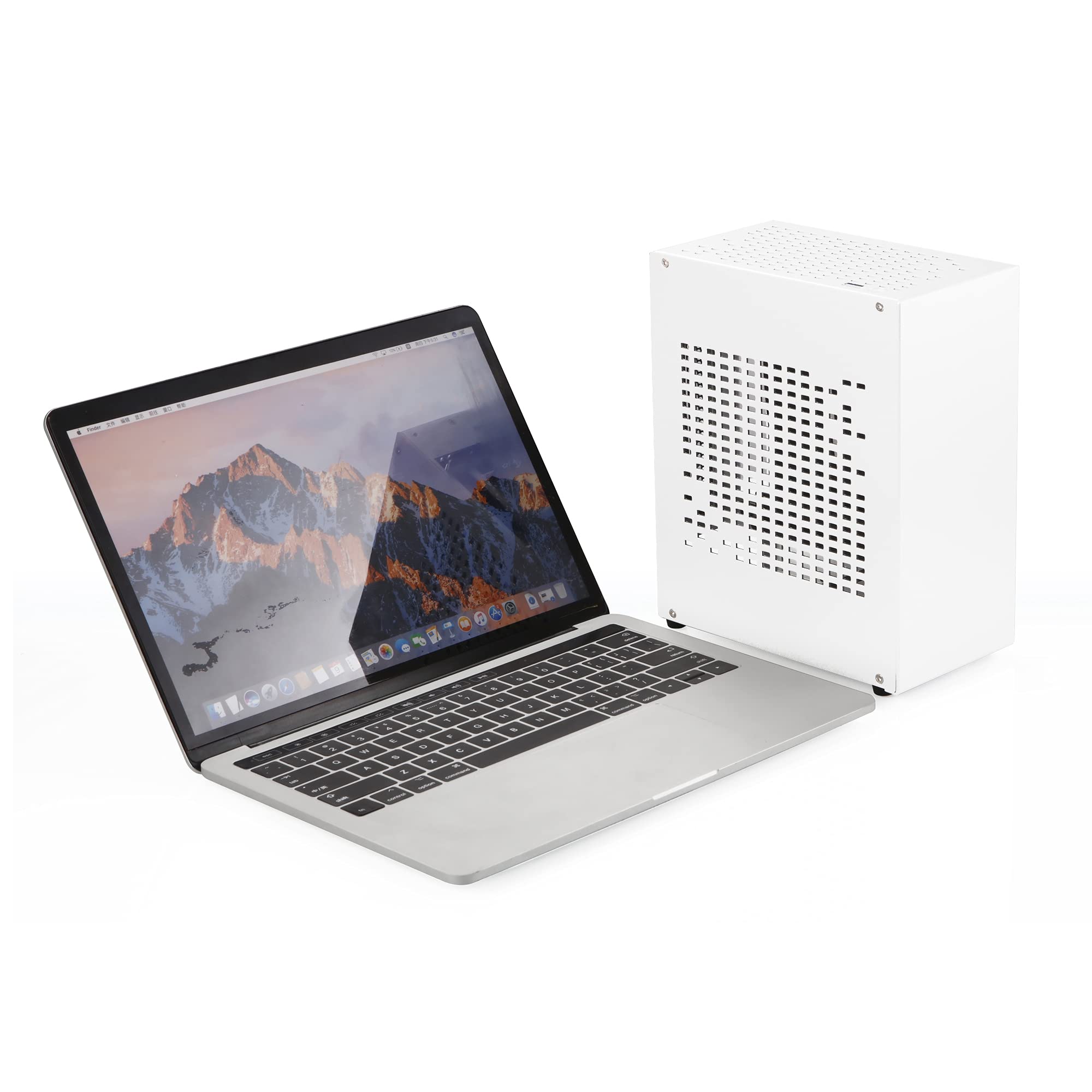 A07 Aluminum Mini-ITX PC Case - Compact Backpack Compatible Computer Chassis for Mini Graphics Cards | Portable Gaming & Office Desktop Builds