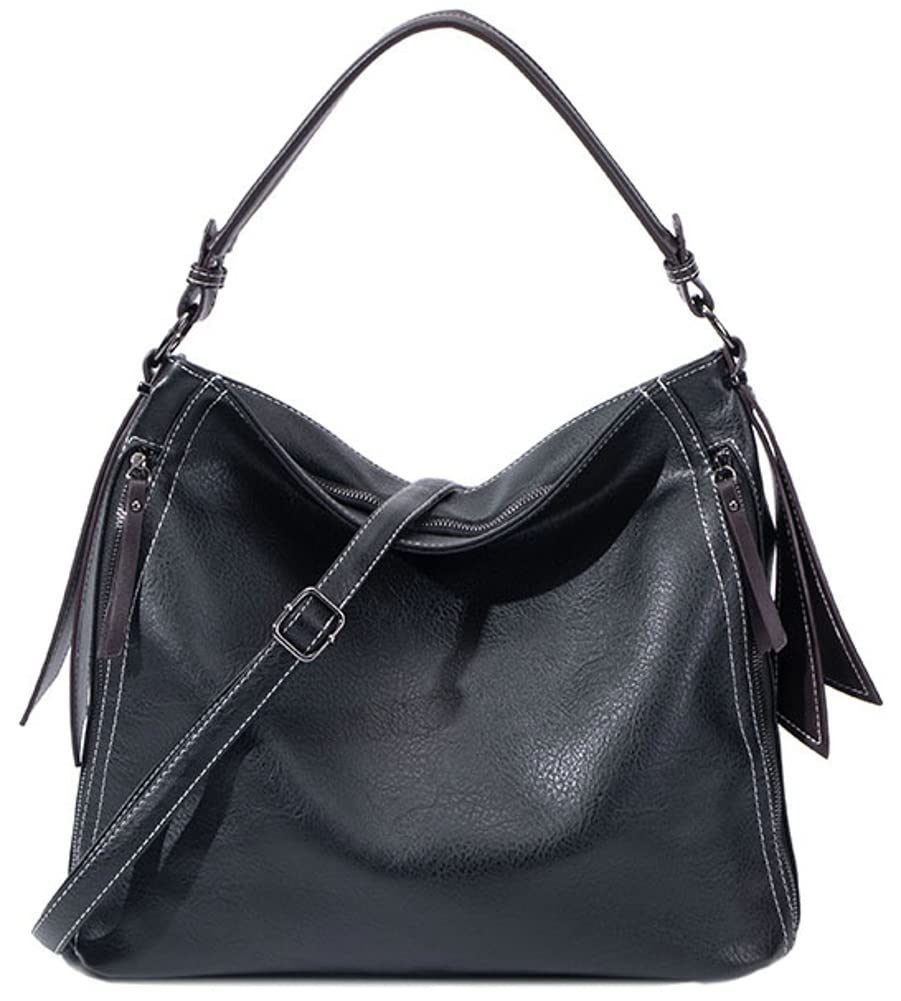 Stylish Large PU Leather Hobo Handbag for Women - Fashionable Designer Bucket Tote & Crossbody Purse - Perfect for Work, Travel, and Daily Use