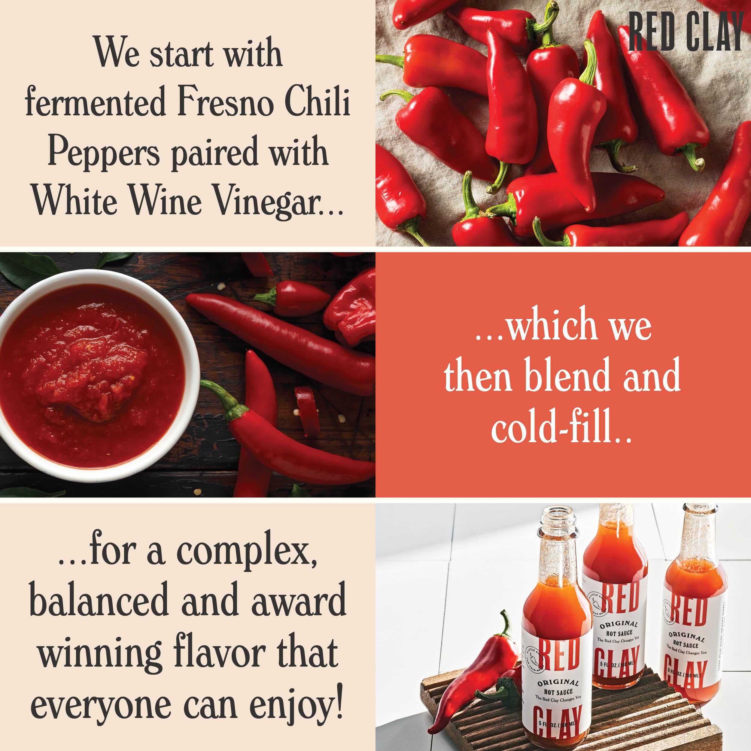 Red Clay Hot Sauce - Original Southern Style Hot Sauce | Gluten Free, Sugar Free, Keto Friendly | Mild Heat Condiment & Marinade | Sustainably Sourced, Made in USA | 1 Gallon Bulk Size Jug - Perfect for BBQ, Wings, Tacos & Home Cooking