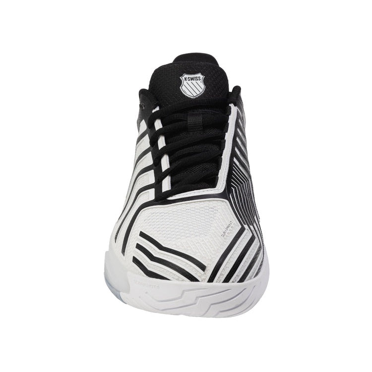 K Swiss Ultrashot 4 Men's Tennis Shoes - White/Black/Red (Model 4437 140) | Lightweight & Durable for Competitive Play & Casual Wear