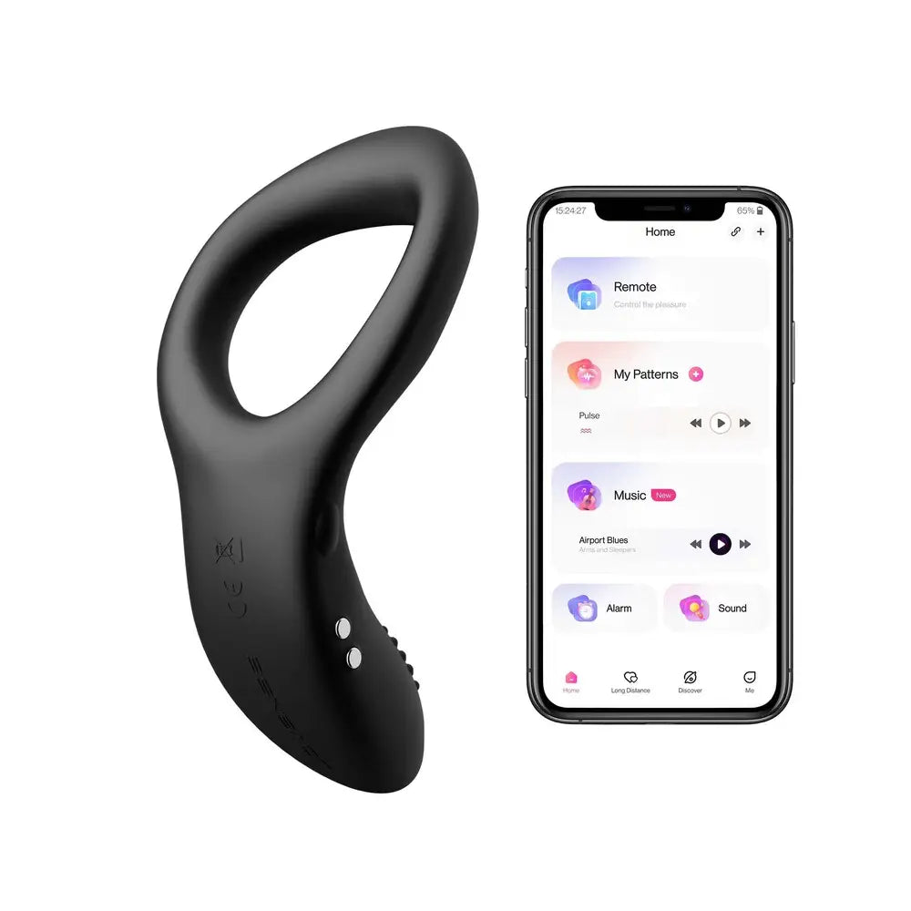 Diamo Smart Vibrating Ring - App Controlled Couples Ring for Remote Play & Long Distance Relationships - Perfect for Valentine's Day Gifts & Romantic Nights