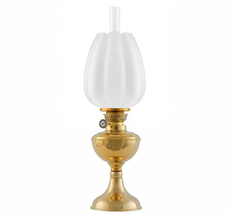 Arnö Brass Tulip Shade Photo Lamp – Vintage Style Lighting for Home Decor, Photography Studios & Cozy Ambiance