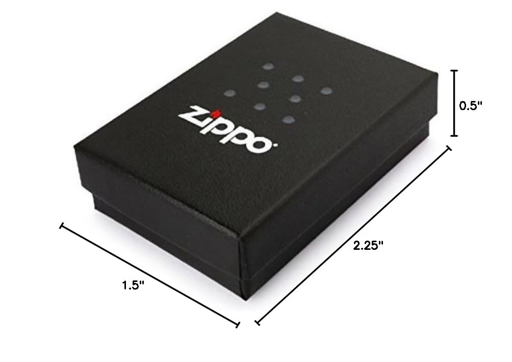 Zippo Scorpion Satin Chrome Windproof Lighter - for Outdoor & Camping