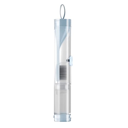Wirlsweal 2-in-1 Foldable Travel Toothbrush with Soft Bristles & Refillable Toothpaste Tube - Compact Oral Care for Travel, Camping, Hiking, Office & Daily Use - Portable Dental Hygiene Solution for Adults & Kids