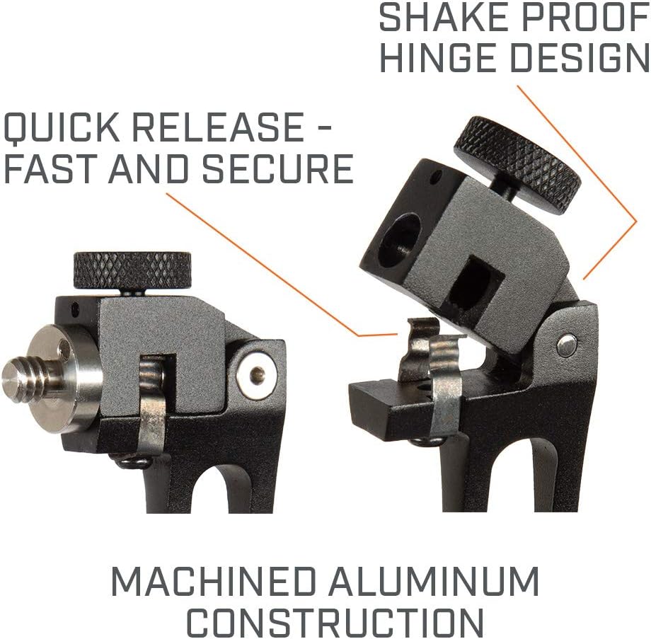 Bushnell Quick Release Binocular Tripod Adapter - Secure Mount for Hunting, Bird Watching & Stargazing - Compatible with Spotting Scopes & Cameras