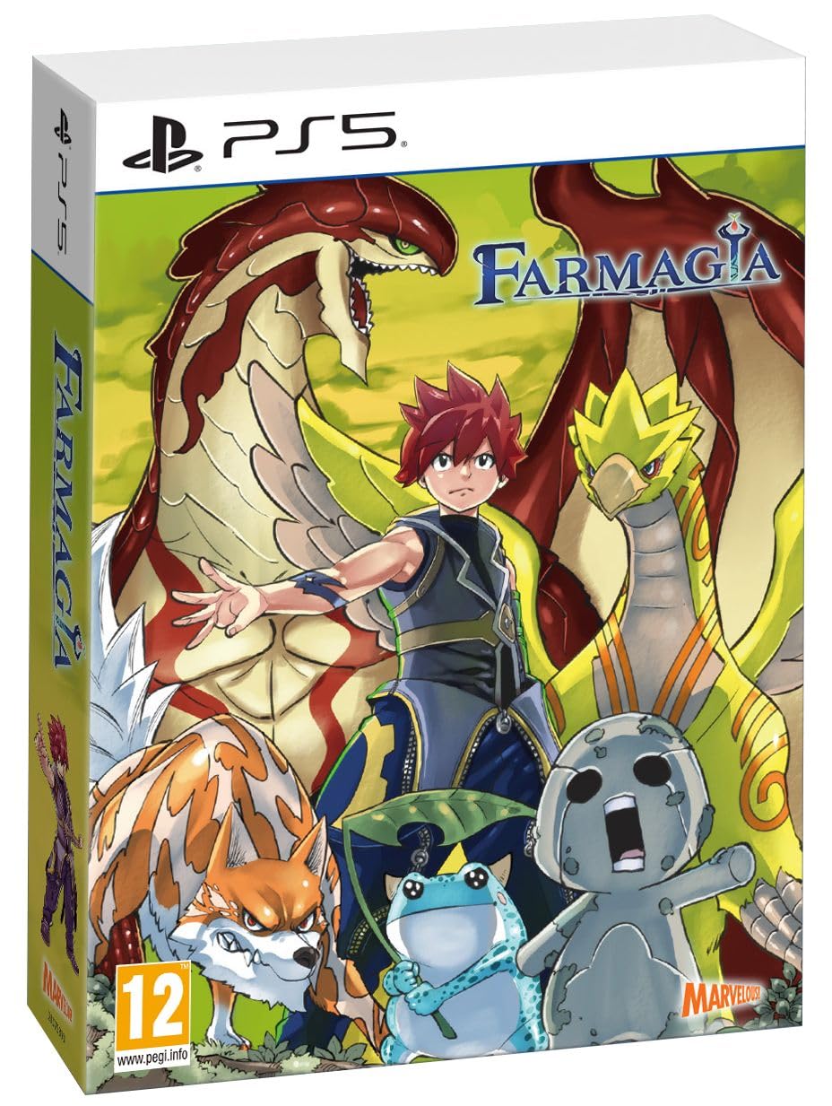 Farmagia Limited Edition - Exclusive PS5 Game | JRPG Adventure for PlayStation 5 | Perfect for Anime Fans & Fantasy RPG Lovers
