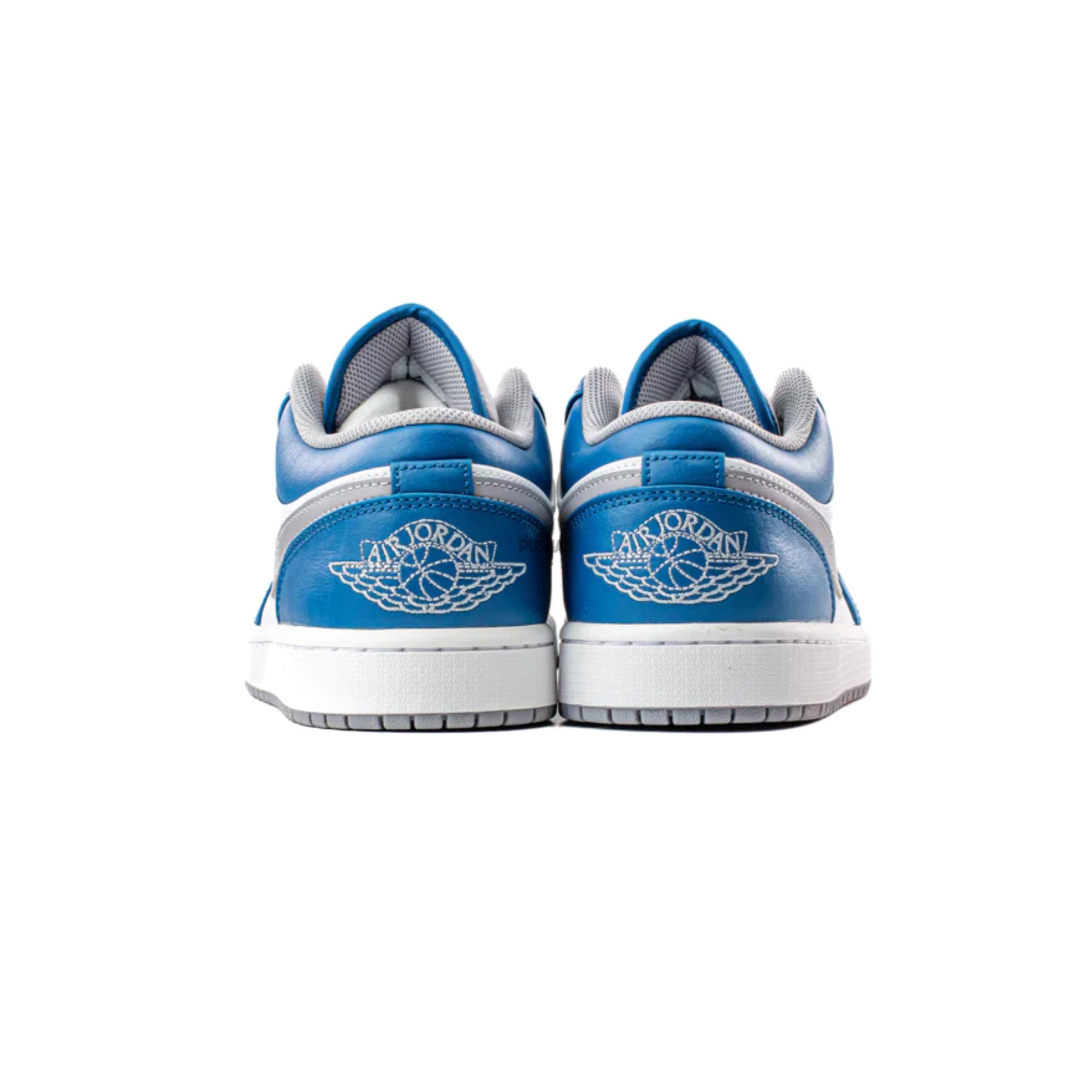Air Jordan 1 Low 'True Blue' Retro Sneakers 2023 - Men's Basketball Shoes for Casual Wear & Street Style