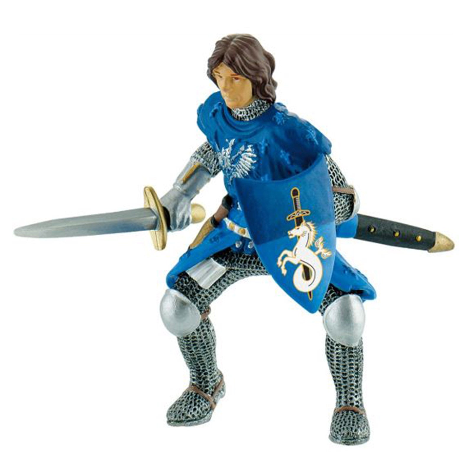Bullyland Prince with Sword Blue Action Figure 80784 - Collectible Toy for Kids & Adults, Perfect for Display, Play, and Fantasy Role-Playing Scenes