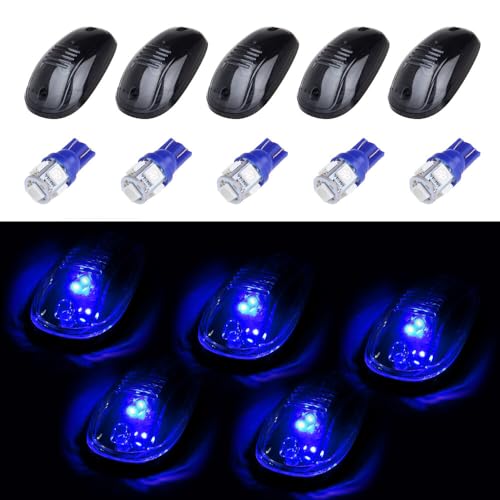 Smoke Len T10-5-5050-SMD Blue LED Bulbs