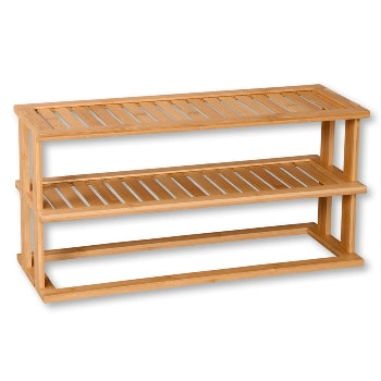 Premium Bamboo Kitchen Shelf - Sturdy & Eco-Friendly Storage Organizer for Spices, Utensils & Pantry Items - Perfect for Small Spaces & Modern Kitchens