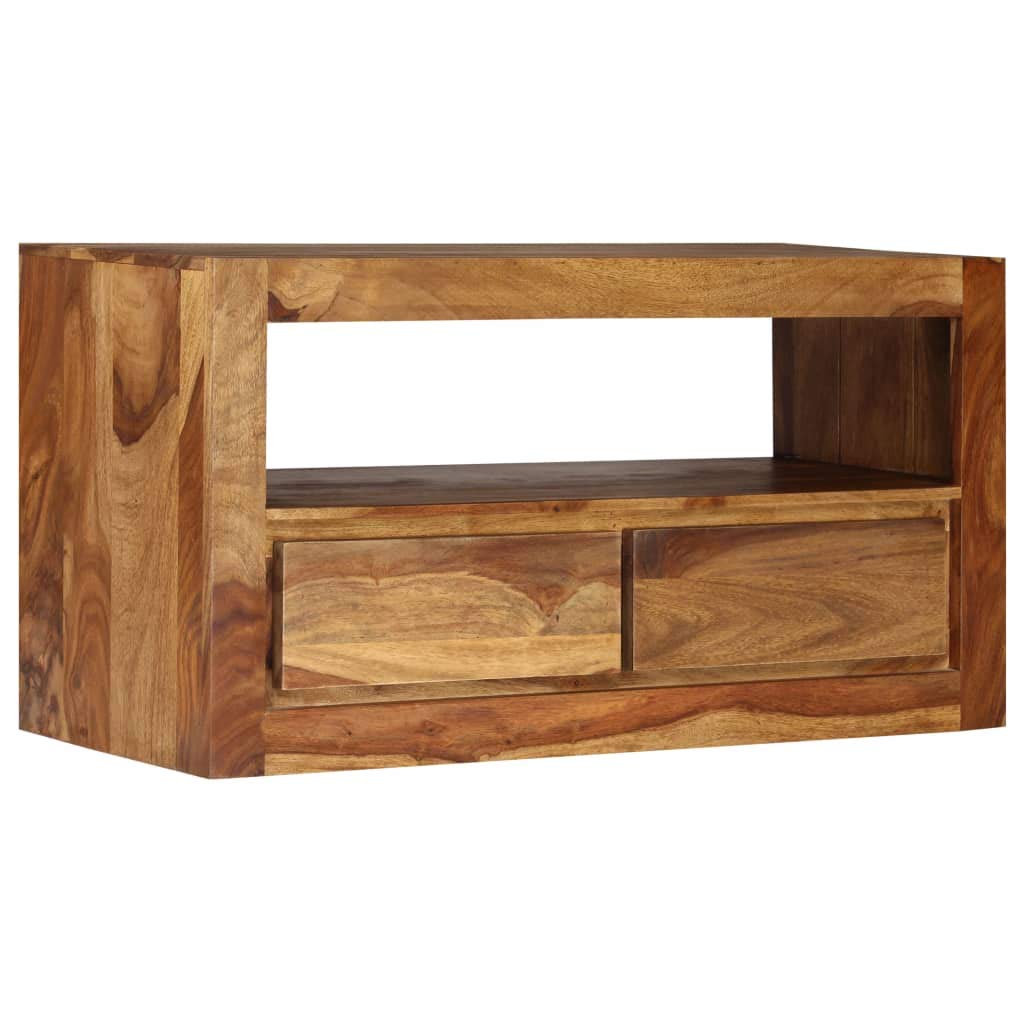 Rustic TV Stand with Storage - 31.5