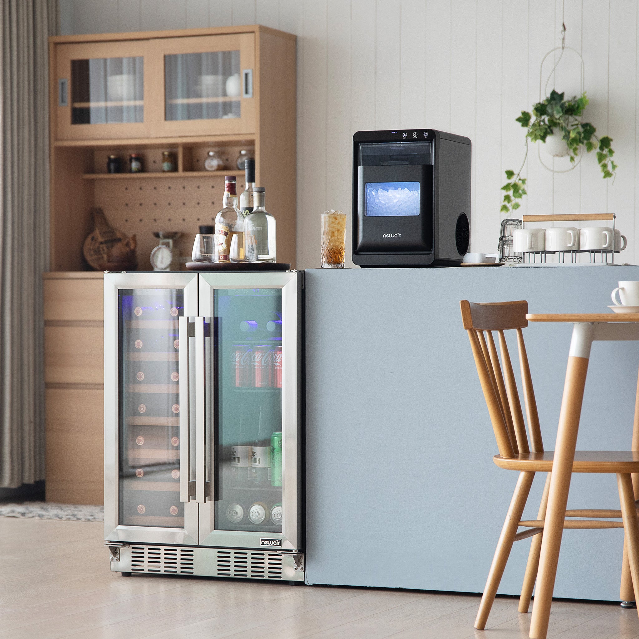 Newair® 44 lbs/24 Hours Countertop Nugget Ice Maker - Portable & Compact for Home, Office, RV, and Parties