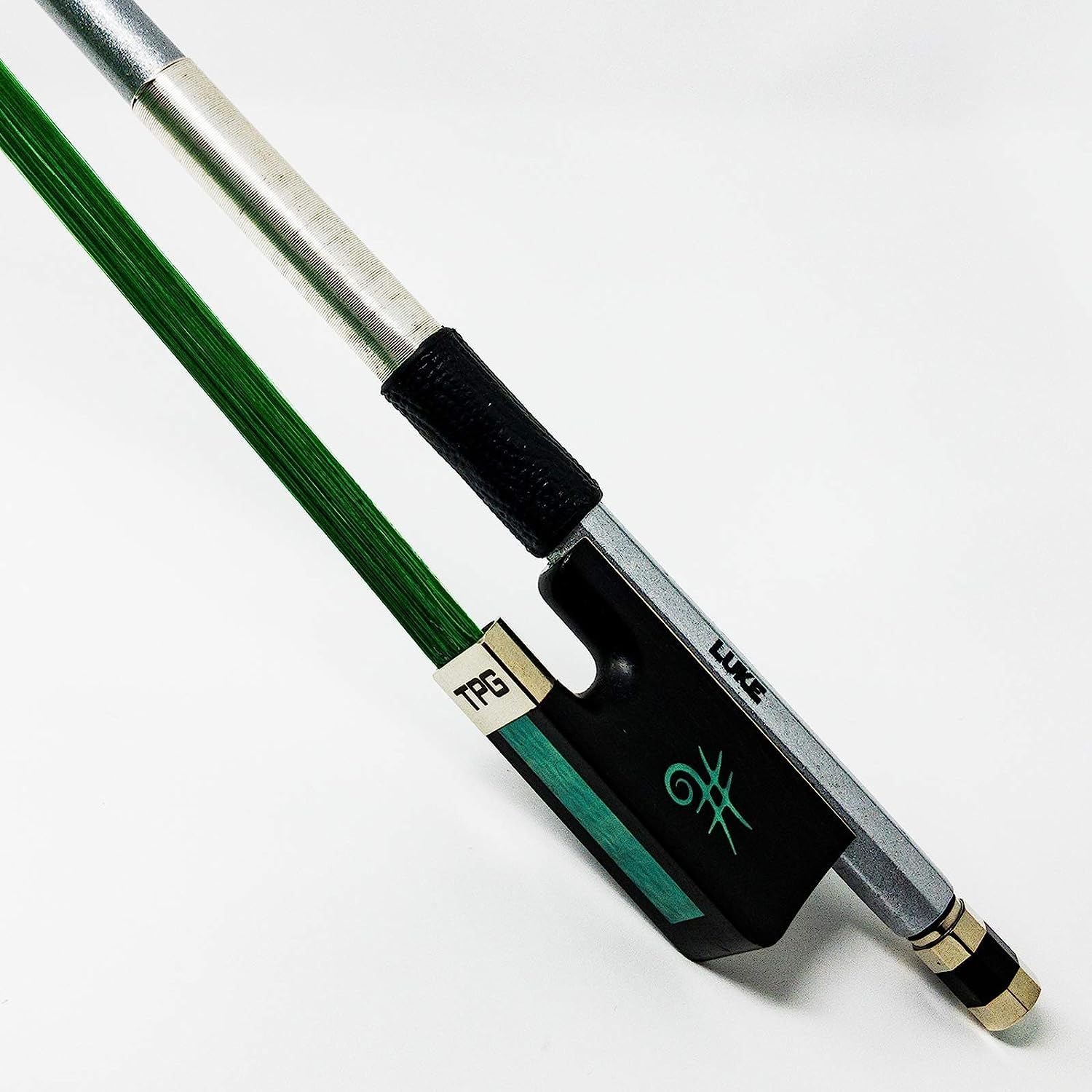 Premium Carbon Fiber Cello Bow with Ebony Frog & Horsehair - 1/2 Size for Students & Professionals | Ideal for Classical Performances, Practice Sessions & Orchestral Playing (Luke Model)