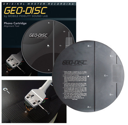 MoFi Mobile Fidelity GEO DISC Vinyl Record Cartridge Alignment Tool for Turntables - Perfect for Audiophiles & Record Collectors to Enhance Sound Quality