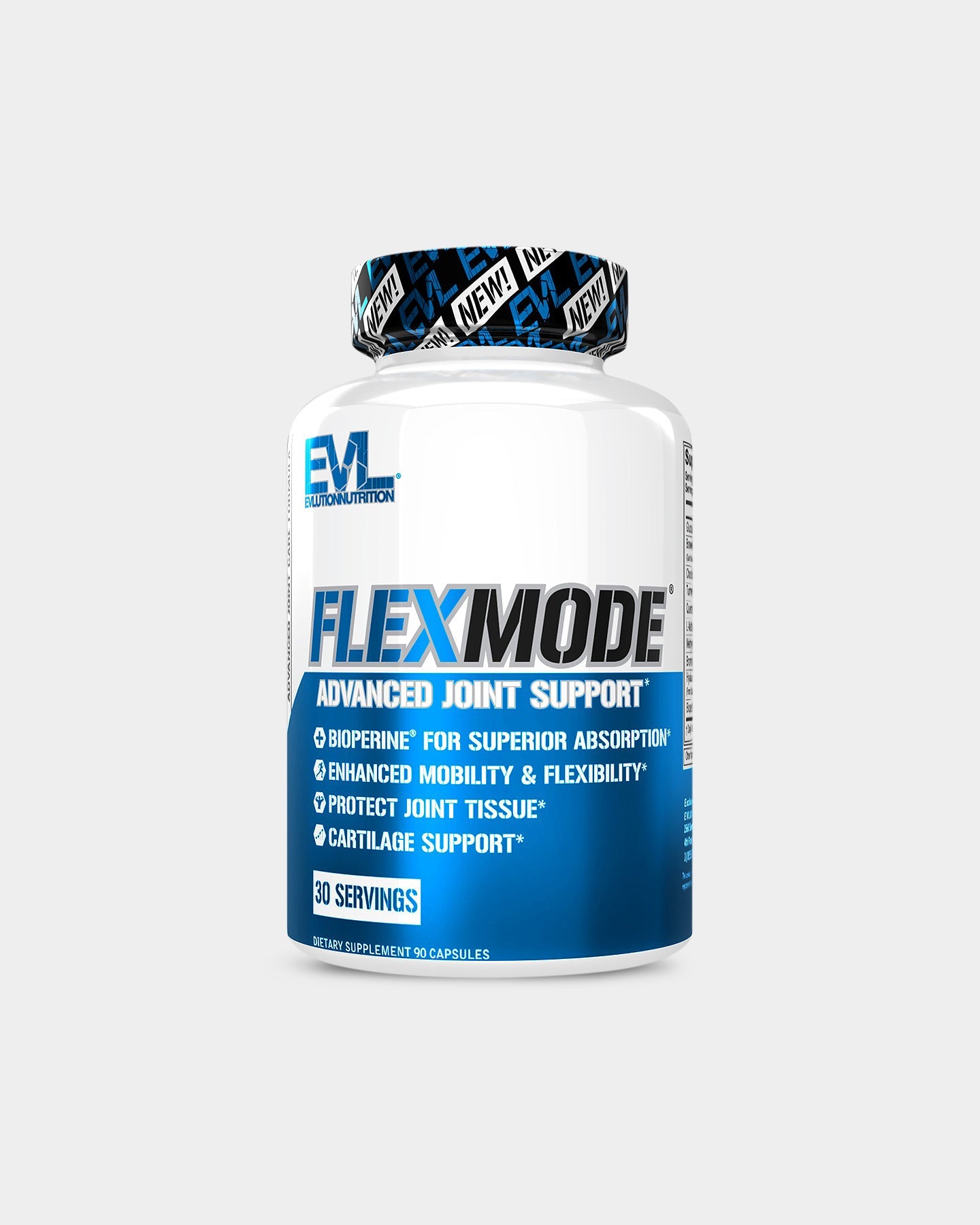 EVLUTION NUTRITION FlexMode Joint Support Supplement - Glucosamine, Chondroitin & MSM for Joint Pain Relief & Mobility - Supports Cartilage Health - Ideal for Athletes, Seniors & Active Lifestyles