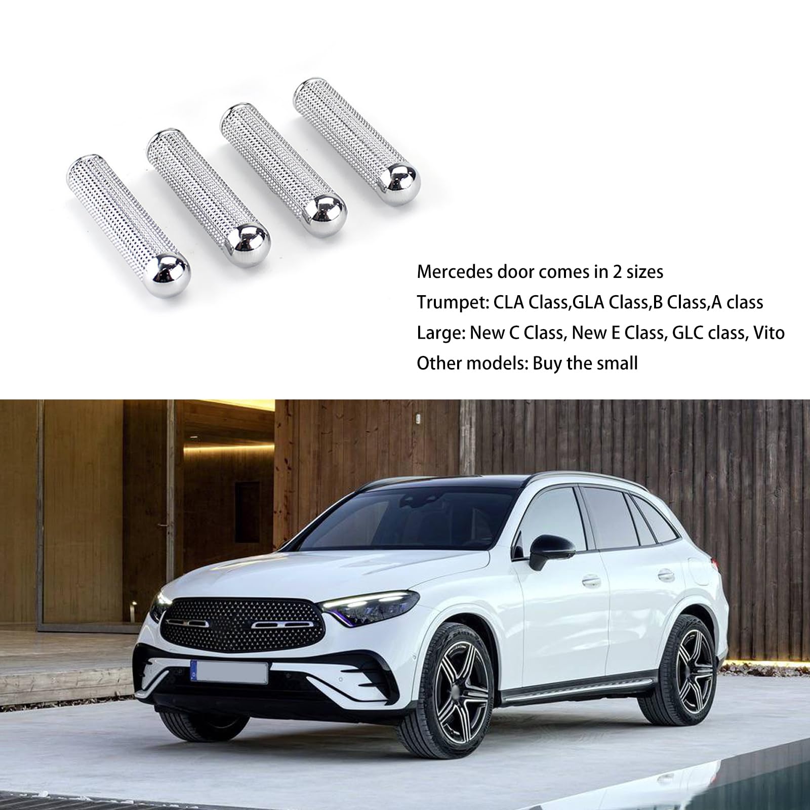 **ZKFAR 4-Pack Car Door Lock Pin Covers (0.35In) - Silver - Universal Fit for Cars, Trucks & Pickups - Interior Upgrade Accessories - Prevent Dust & Scratches**    *(Perfect for DIY Car Mods, Enhancing Interior Aesthetics & Protecting Lock Mechanisms)*