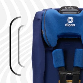 Diono Radian 3R SafePlus Convertible Car Seat - 3-in-1 Rear Facing, Forward Facing & Booster for Kids 5-120 lbs - Premium Safety for Infants, Toddlers & Big Kids - Perfect for Travel & Everyday Use