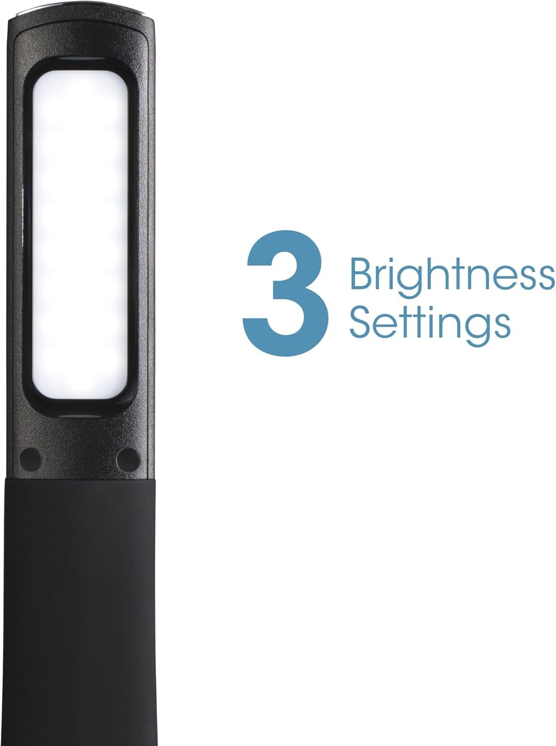 OttLite Rechargeable LED Desk Lamp with ClearSun Technology - Portable, Dimmable & Flexible Gooseneck for Home Office, Reading, Study - USB-C Rechargeable Battery Task Light for Travel, College Dorms & Nightstand Use