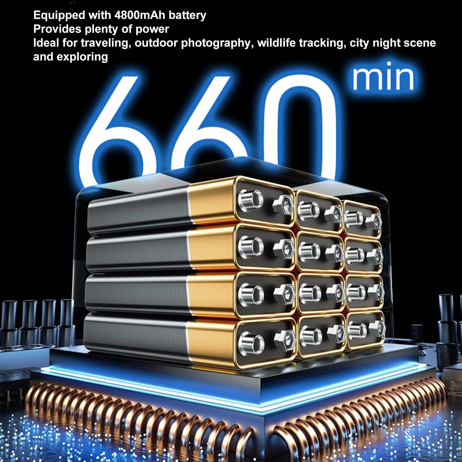 5K Digital Camera with 50MP 50x Zoom - 4in Screen Night Vision Travel Camera | 5G WiFi, 4800mAh Battery, Autofocus & UV Filter | Perfect for Vlogging, Travel Photography & Low Light Shooting