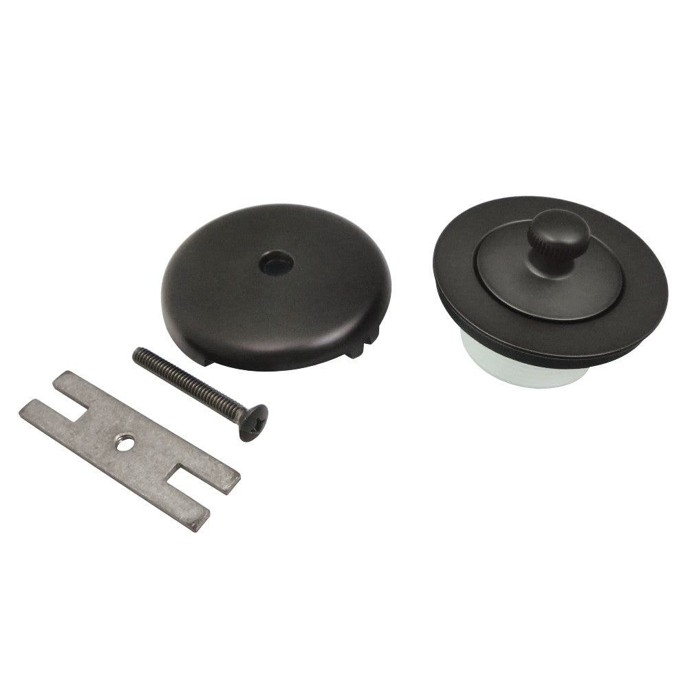 Lift & Turn Tub Drain Kit - Easy Install Bathroom Sink Drain Stopper - Perfect for Bathtub, Shower, and Sink Drain Replacement (Chrome Finish)