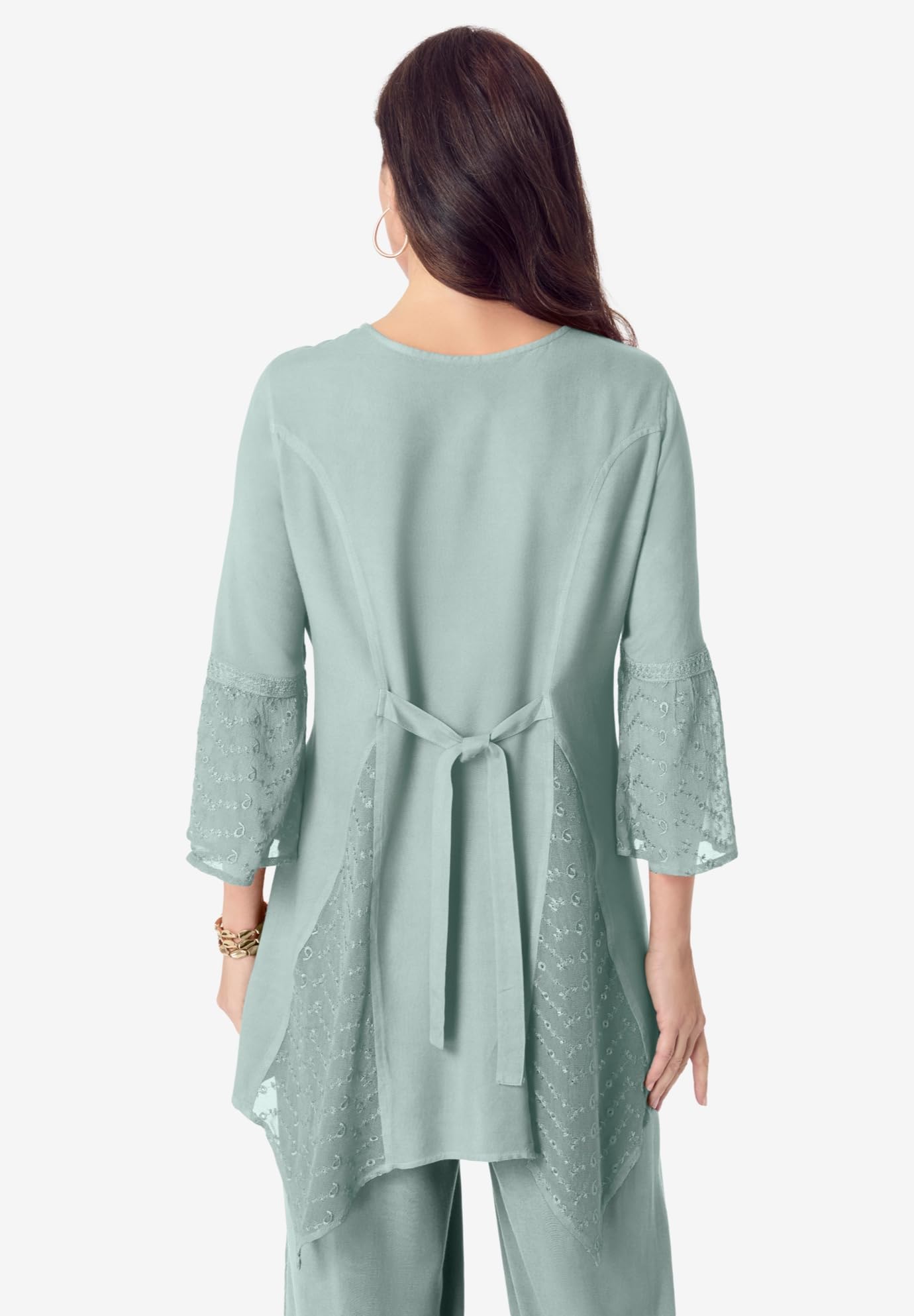 Rooman's Women's Plus Size Acid Wash Oversized Denim Shirt - Casual Chic Layering Piece for Work, Date Night & Weekend Outfits