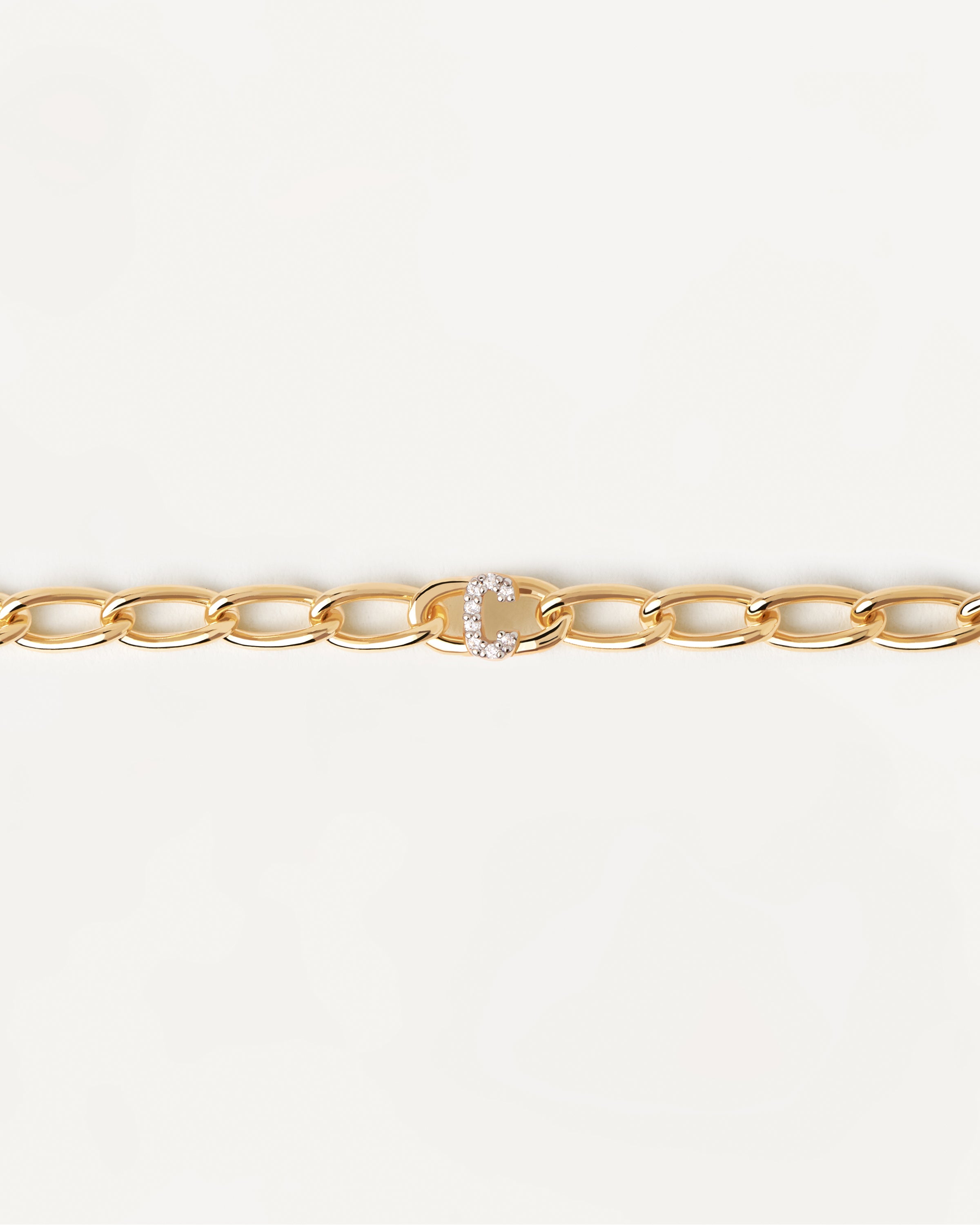 Elegant Letter C Chain Bracelet for Women - Gold & Silver Initial Jewelry Gift for Her - Perfect for Birthdays, Anniversaries & Everyday Wear