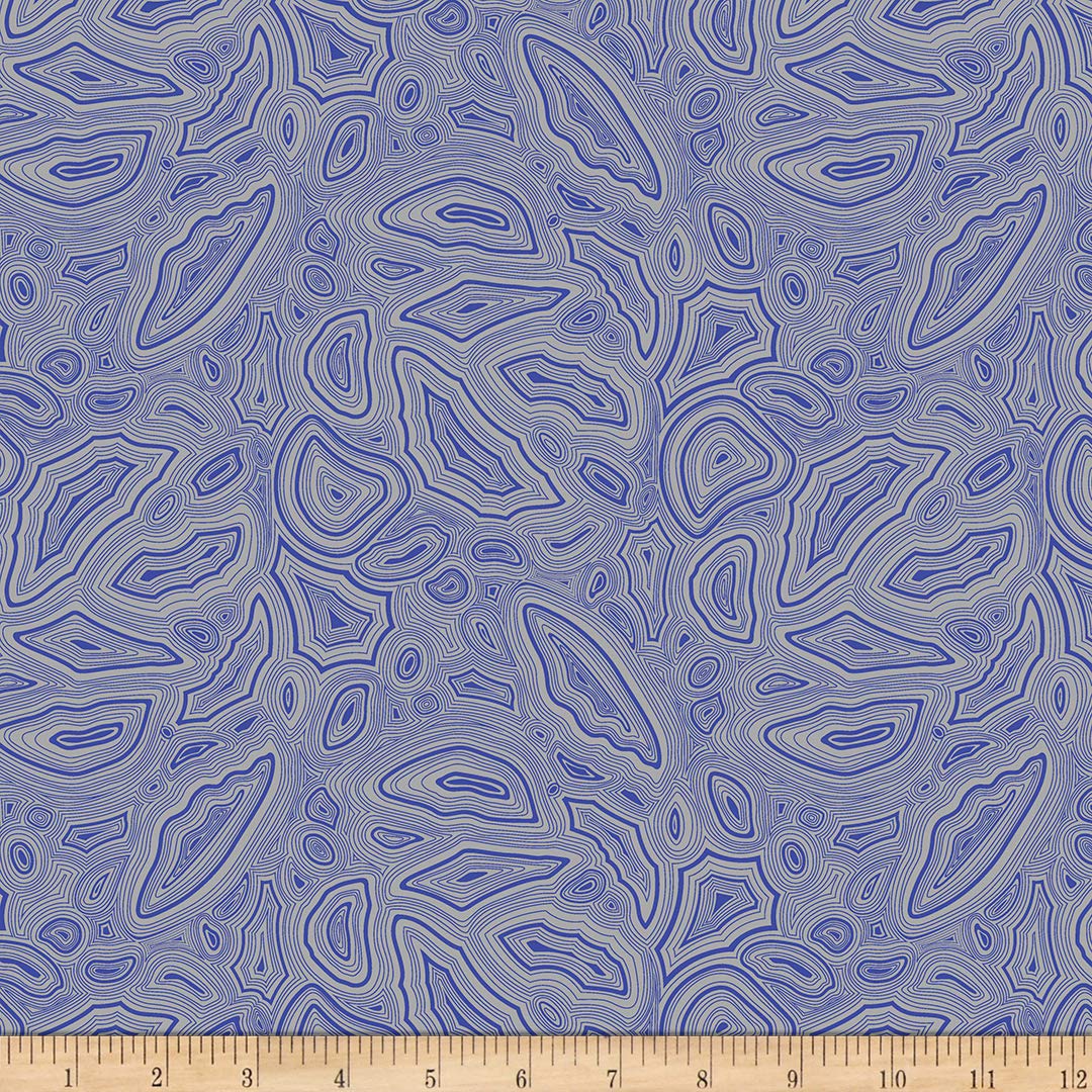 Tula Pink Tula's True Colors Mineral Sapphire Fabric by the Yard - Premium Cotton Quilting Fabric for DIY Sewing, Quilting & Home Decor Projects