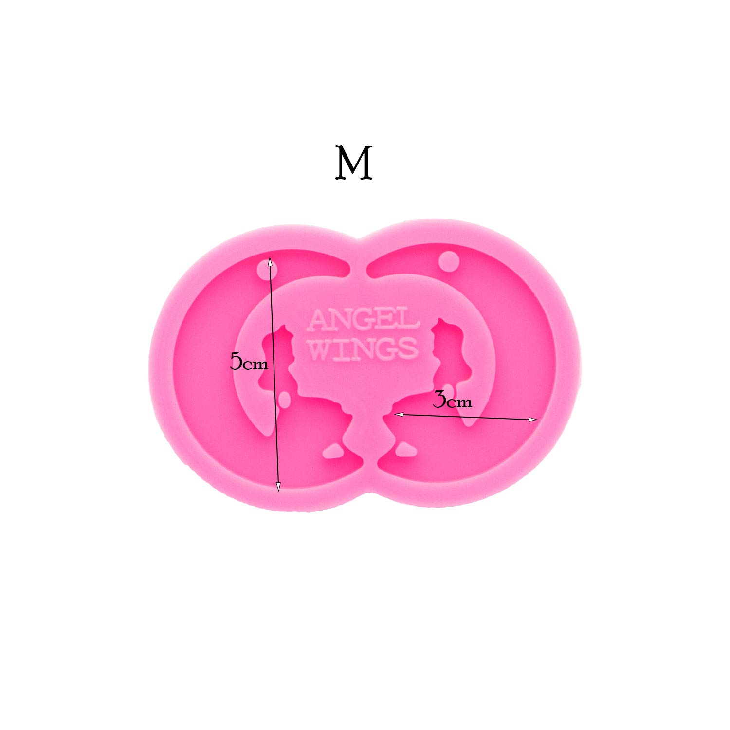 Premium Glossy Moon Fairy Silicone Molds for DIY Jewelry Making - Epoxy Resin Earring, Necklace & Keychain Pendant Craft Molds - Perfect for Handmade Gifts & Home Decor Projects