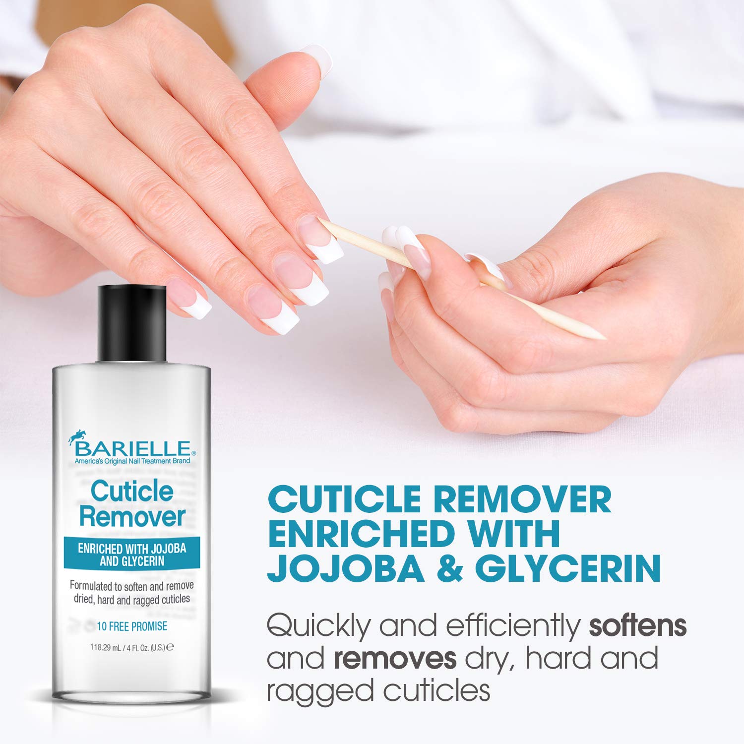 Barielle Cuticle Besties Nail & Cuticle Treatment 4-Piece Set - Deluxe Nail Care Kit with Cuticle Oil & Repair Cream for Strong, Healthy Nails | Perfect for Manicures, Pedicures & At-Home Nail Care