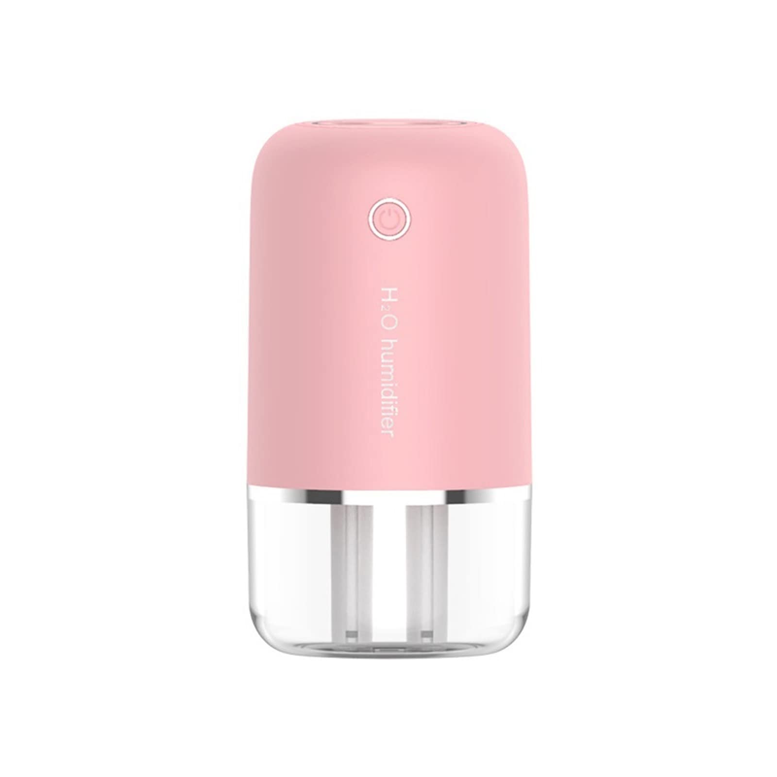 400ML Wireless Double Nozzle Air Humidifier & Essential Oil Diffuser with Night Light - 1200mAh Rechargeable for Home, Office, Car - Perfect for Aromatherapy, Dry Air Relief & Relaxation