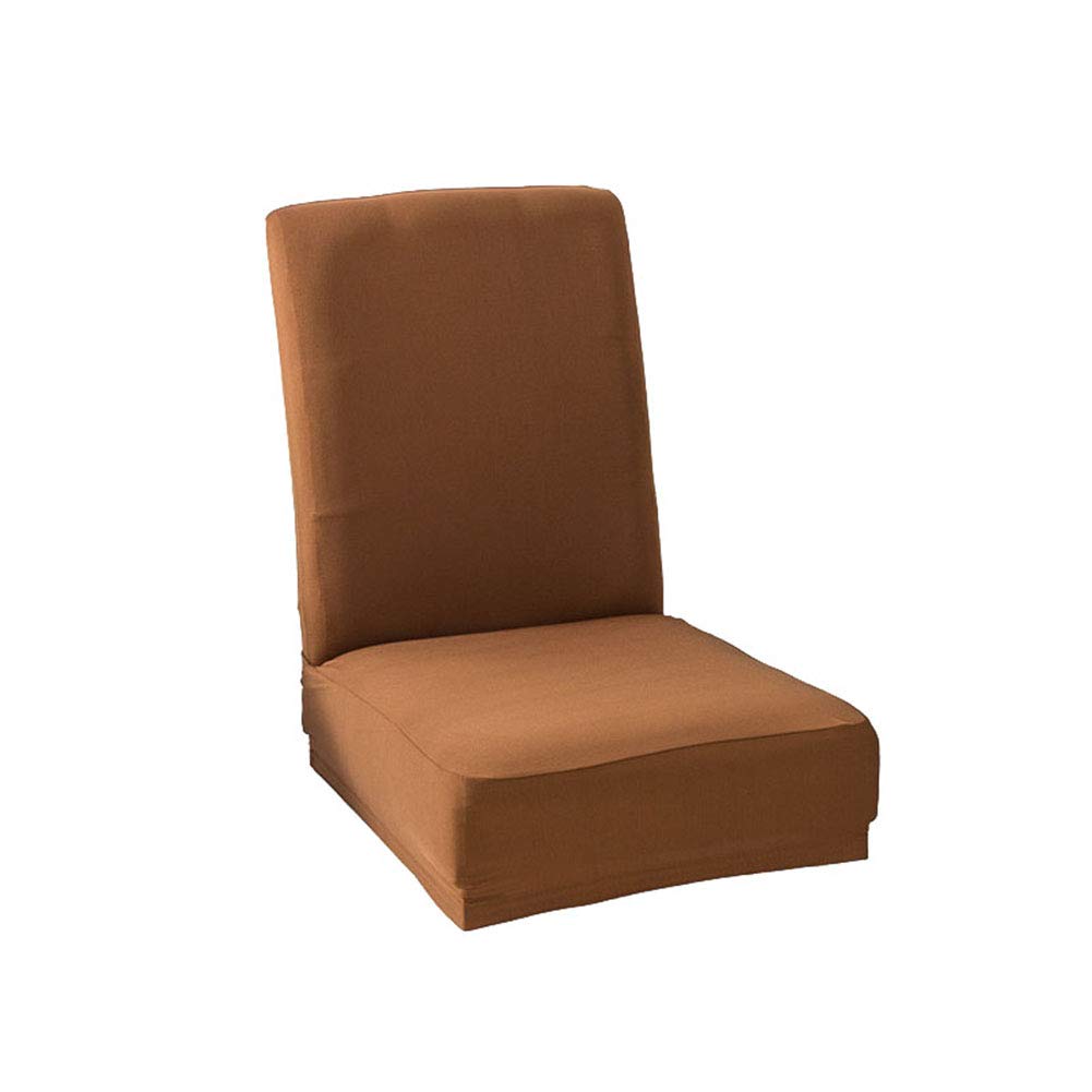 PAPABA Stretch Elastic Dining Chair Covers - Washable Plain Color Slipcovers for Home, Hotel & Banquet Chairs (Light Coffee) | Perfect for Dining Rooms, Restaurants & Events