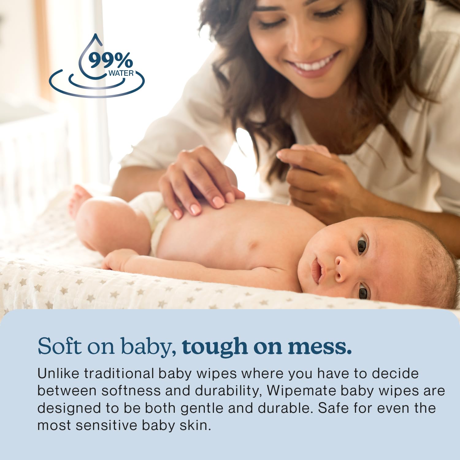 Premium EWG-Verified Baby Wipes - 99% Water-Based, Plastic-Free, Ultra-Soft Plant-Based Wipes | Chlorine & Alcohol-Free, pH-Balanced, Hypoallergenic & Cruelty-Free | 960 Count with Durable Flip-Top Lid | Perfect for Diaper Changes, Face Cleaning & On-the-Go Use