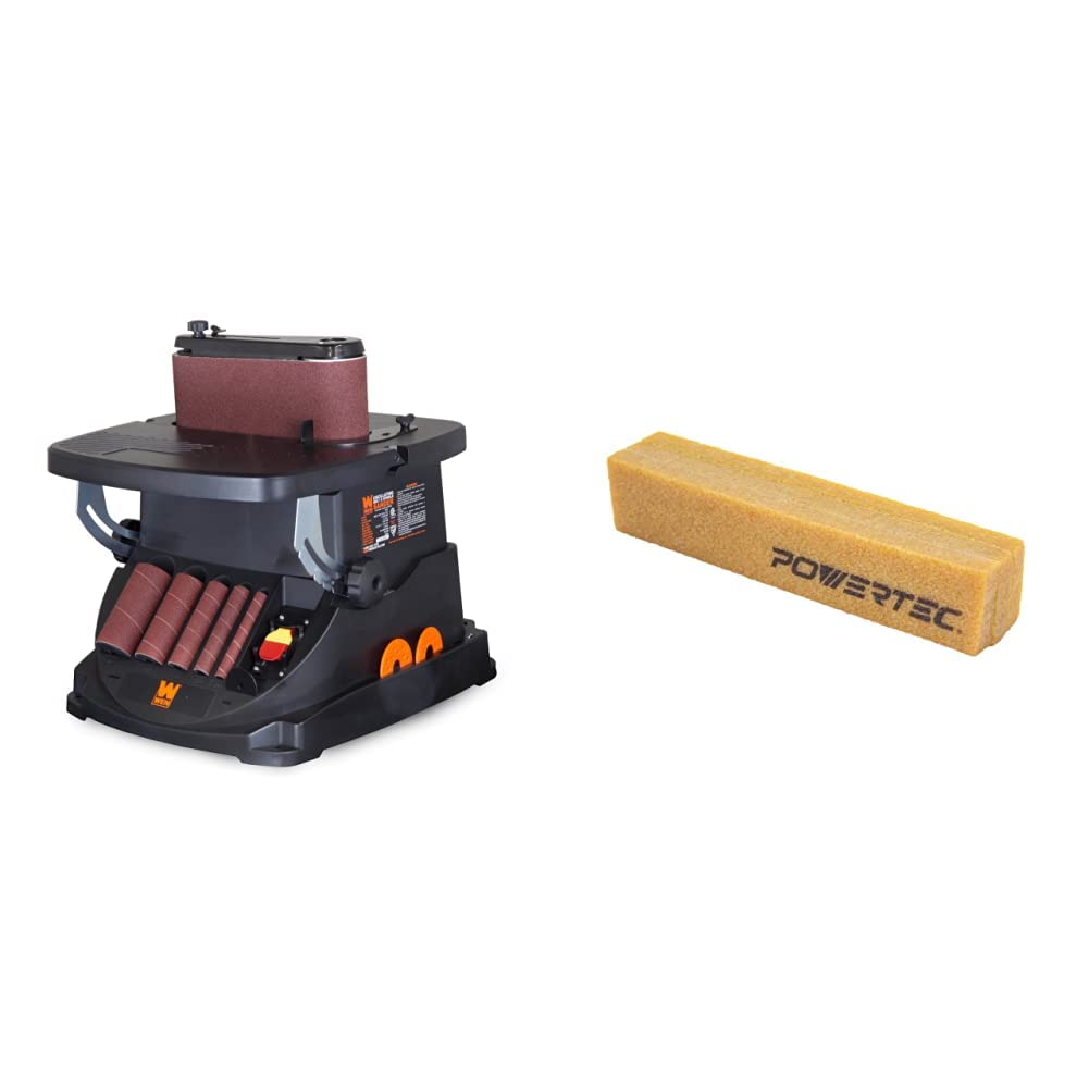 WEN 5-Amp Oscillating Belt & Spindle Sander Combo - 2-in-1 Woodworking Power Tool for Sanding, Shaping & Smoothing Wood, Metal & Plastic - Perfect for DIY Projects & Professional Workshops