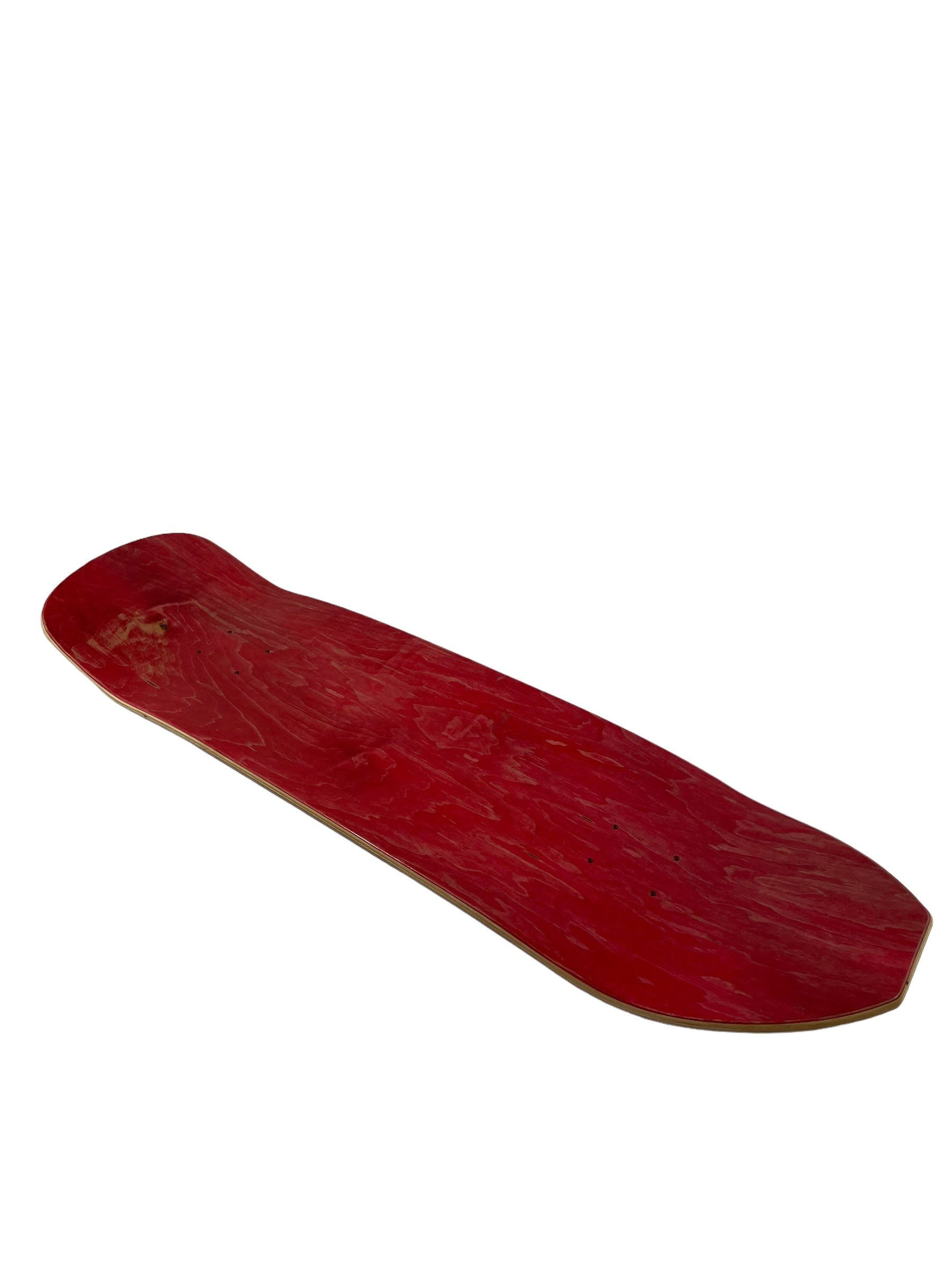 FLATHEAD Hardrock Skateboard Blank - Natural Wood Pool Shape 9.38