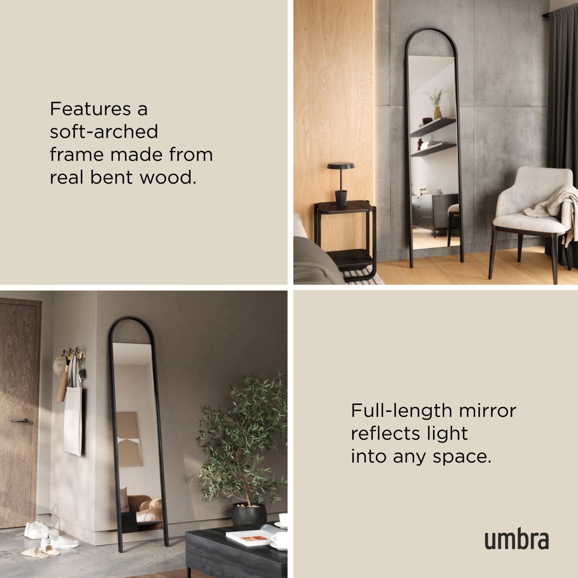 Bellwood Full-Length Leaning Mirror - 60