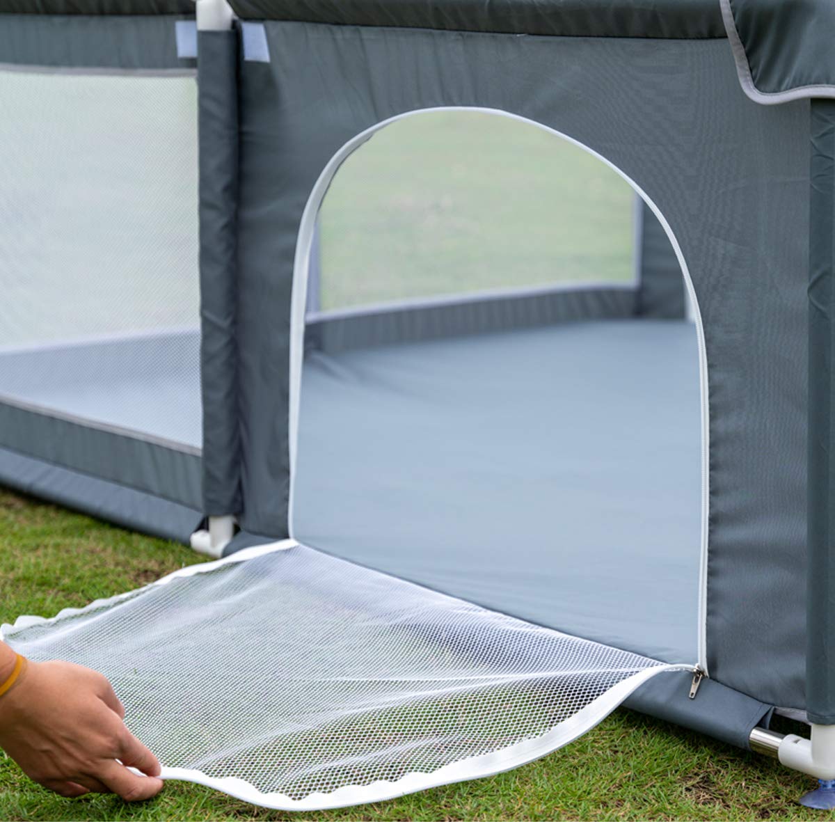 **Gaorui Large Kids Baby Ball Pit - Portable Indoor/Outdoor Playpen for Toddlers & Children, Safe Play Yard for Fun Activities & Popular Toys (Balls Not Included) - Perfect for Playrooms, Daycares, and Backyard Playtime**