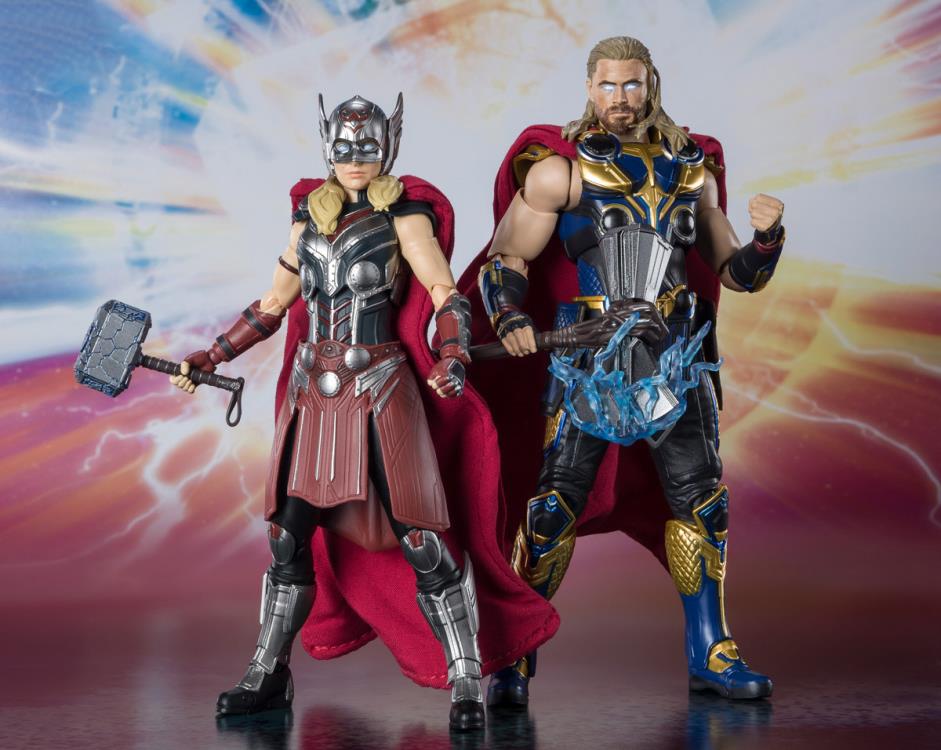 S.H.Figuarts Mighty Thor Action Figure - Premium Collectible Marvel Movie Toy for Display & Role Play | Perfect for Fans, Collectors & Gift Giving