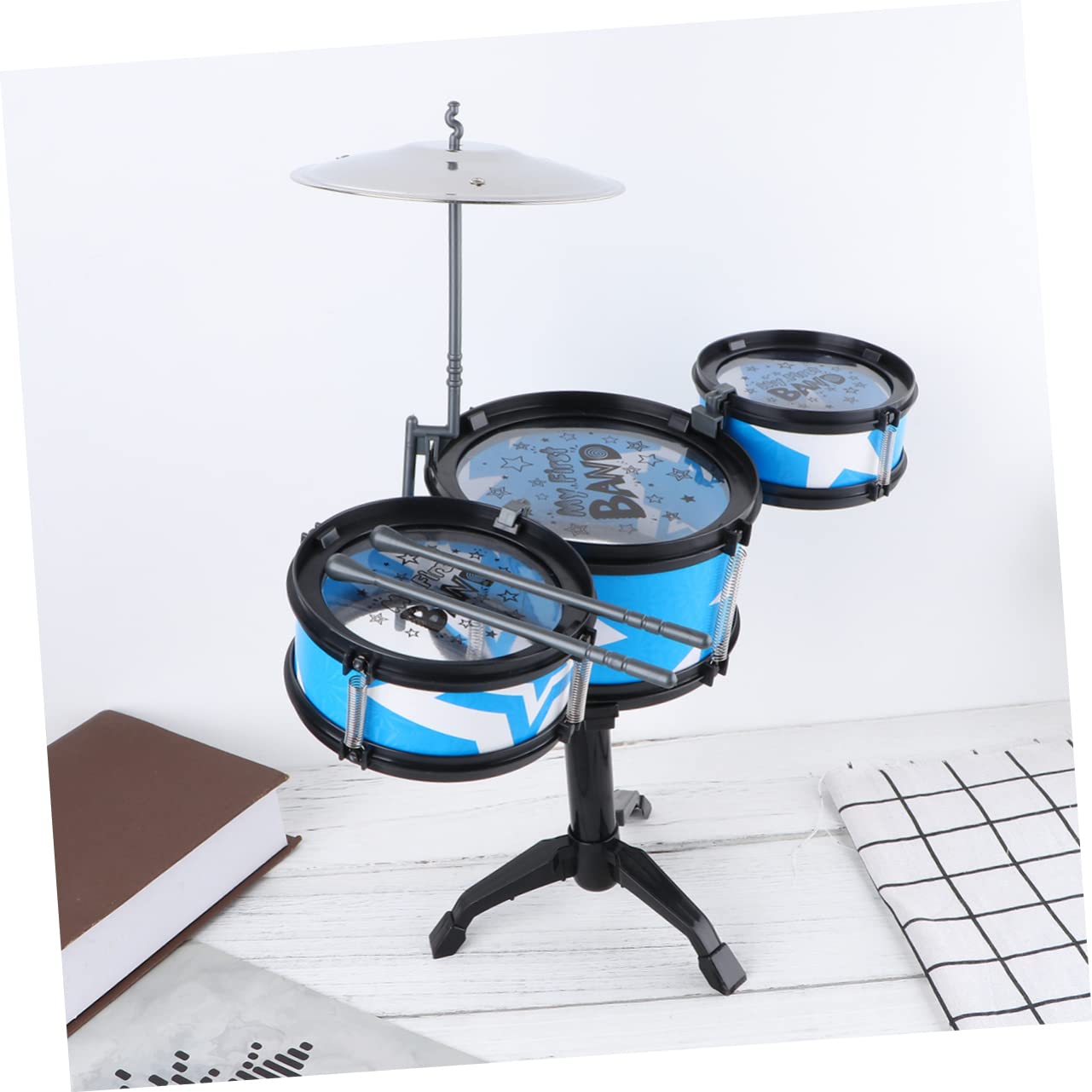 Vaguelly 2-Piece Kids Drum Set - Early Learning Musical Toy for Toddlers & Children | Perfect for Birthday Gifts, Preschool Education & Home Playtime