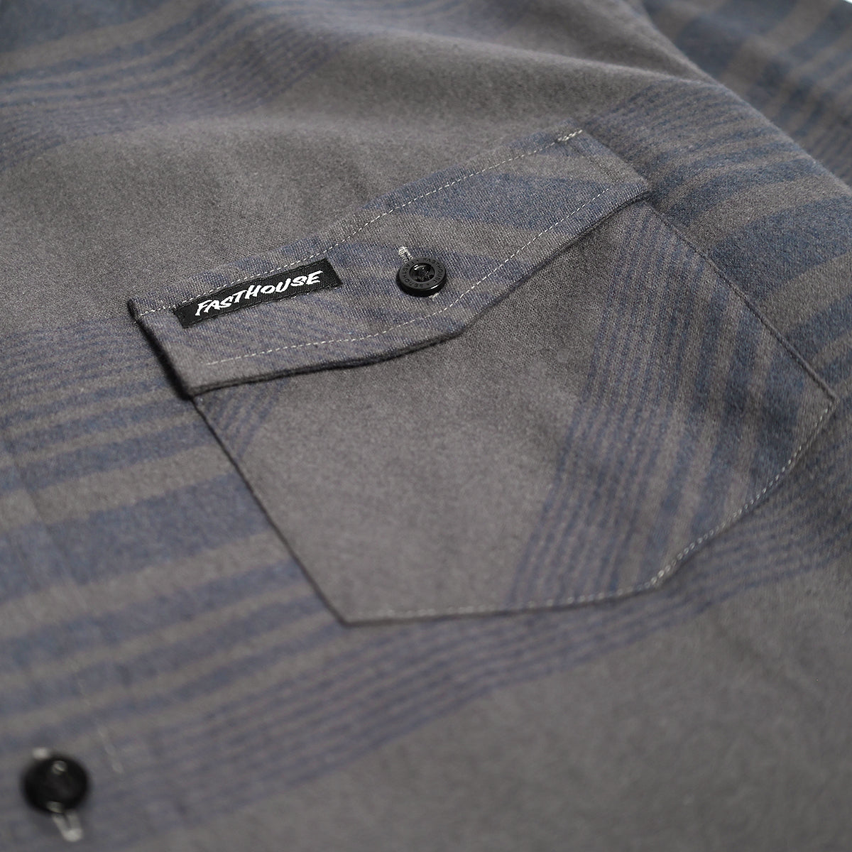 Vintage Navy Stripe Flannel Shirt for Men - Soft & Cozy Plaid Button-Up - Perfect for Casual Outings & Weekend Wear