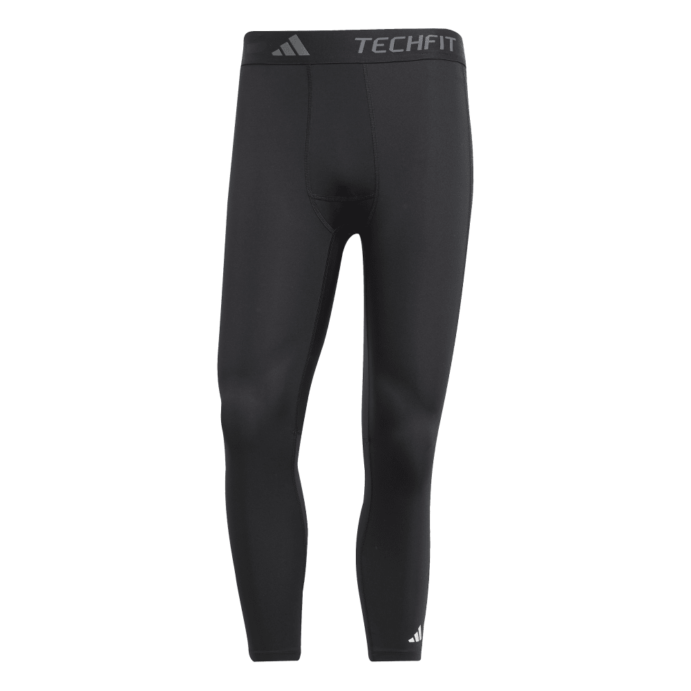Adidas TechFit Compression 3/4 Tights for Men - High-Performance Workout & Training Pants for Running, Gym & Sports Activities