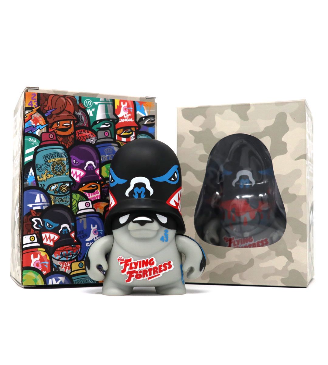 4 Pack Teddy Troops 2.0 Series 02 Vampire Bat Trooper Plush Toys - Cute Stuffed Animals for Kids, Collectors & Halloween Decorations