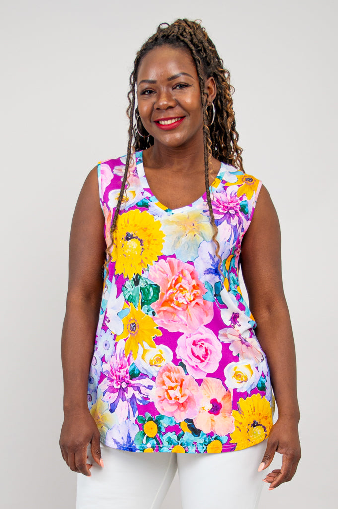Premium Jackie Tank Top for Women - Soft Francisco Style Bamboo Fabric - Perfect for Yoga, Travel & Casual Wear