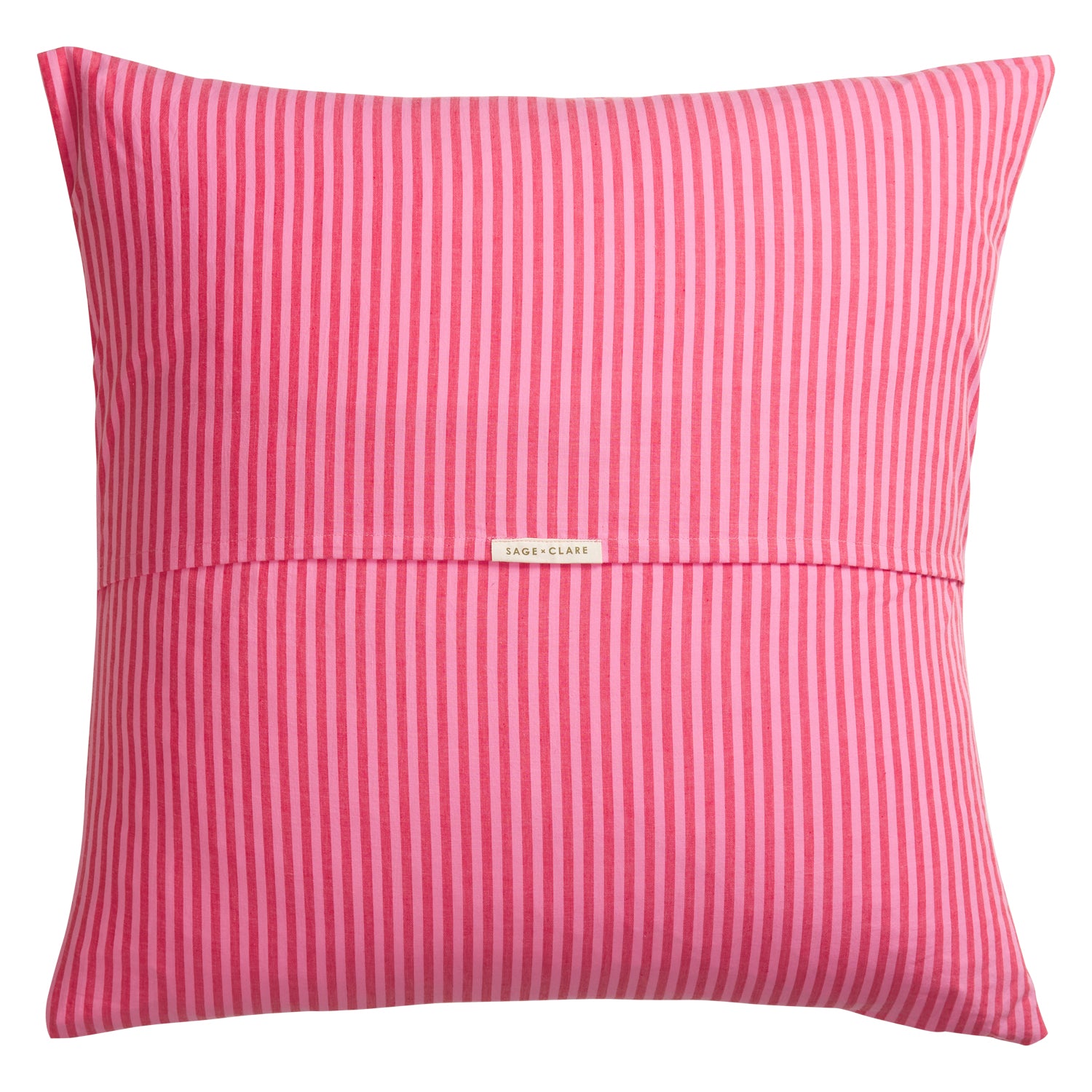 Premium Cordell Cotton Euro Pillowcase Set - Soft & Breathable 20x20 Inches (Set of 2) - Scarlet Red - Perfect for Bedroom, Living Room & Guest Room Decor