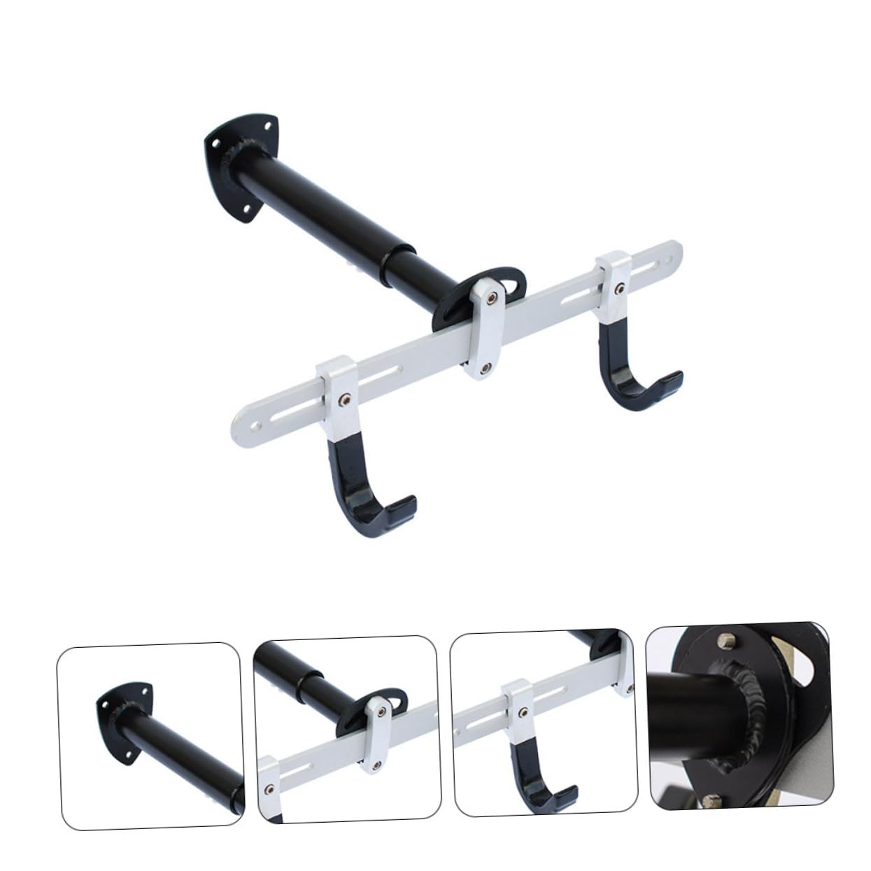 SUPVOX Adjustable Bike Wall Mount Rack - 1 Pack Swivel Bike Parking Stand for Garage Storage | Space-Saving Bicycle Holder for Indoor & Outdoor Use | Perfect for Apartments, Homes & Bike Shops
